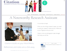 Tablet Screenshot of citationonline.net